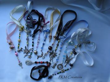 Funky Bead & Ribbon Bookmarks