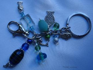 Beaded Key Ring