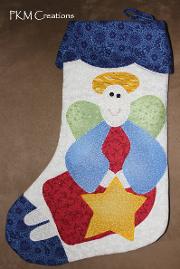 Angel Christmas Stocking